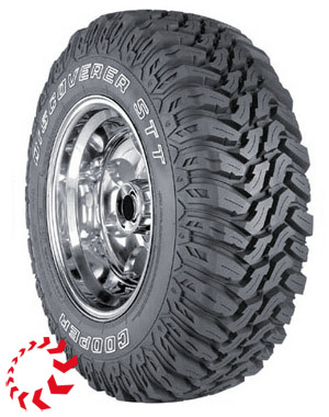 шина COOPER Discoverer STT  35/12.5 R20 121Q. Лето.